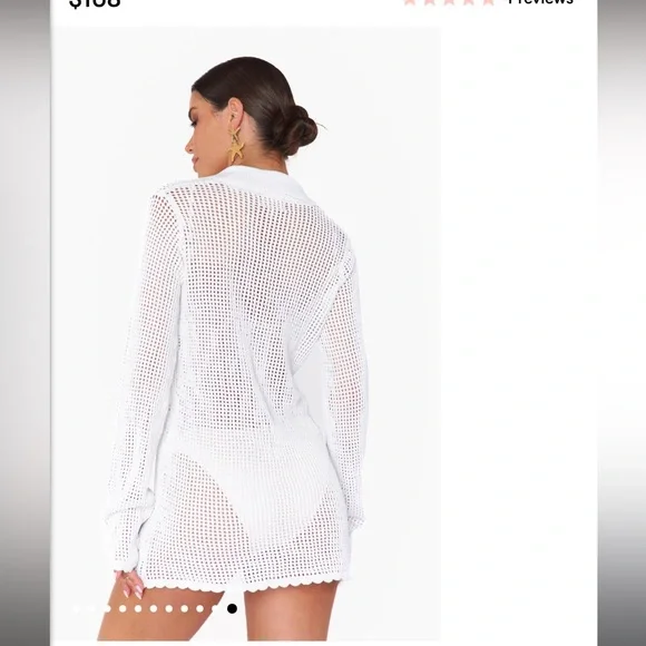 Show Me Your MuMu White Swim Coverup - Picture 2 of 6